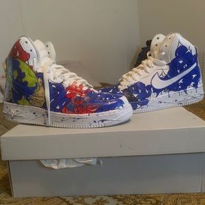 I got some Custom new Air Force 1’s